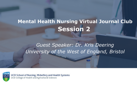 News Headline  Mental Health Nursing Virtual Session Two  Kris